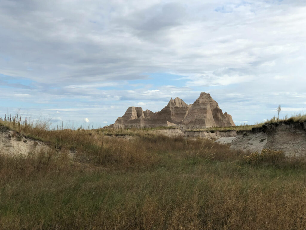 Picture of the Badlands in  the Distance