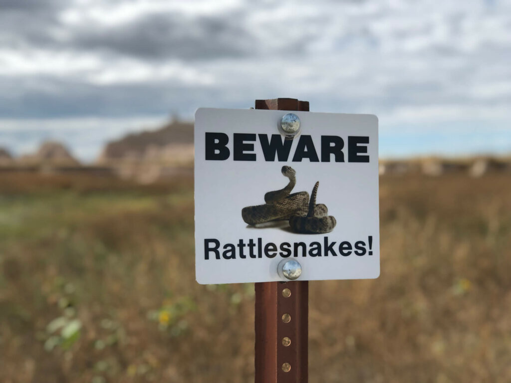 Picture of Beware of Rattlesnakes Sign