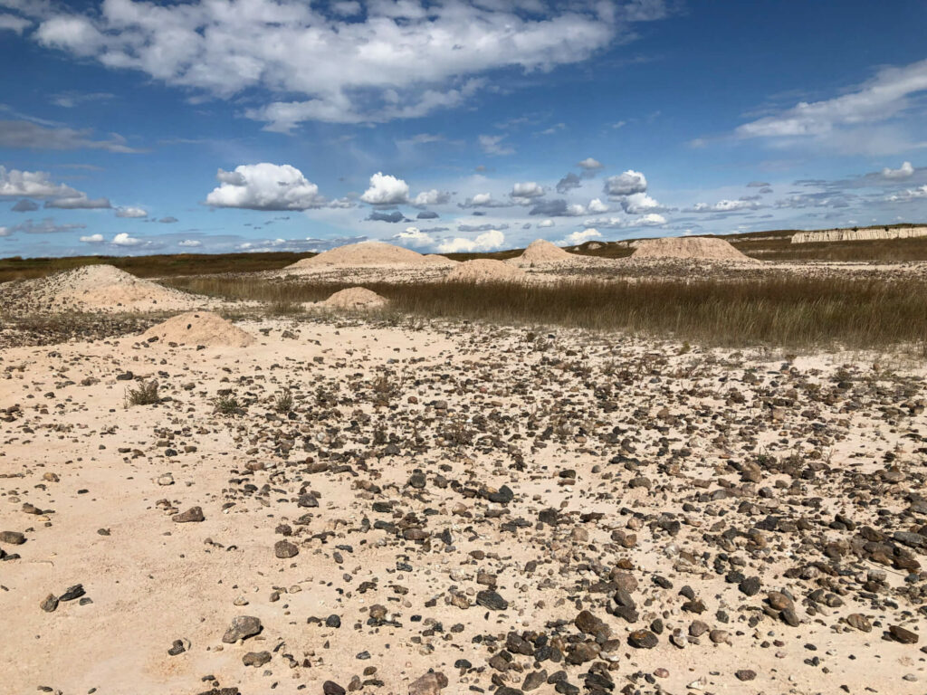 Picture of the Badlands Desert Terrain
